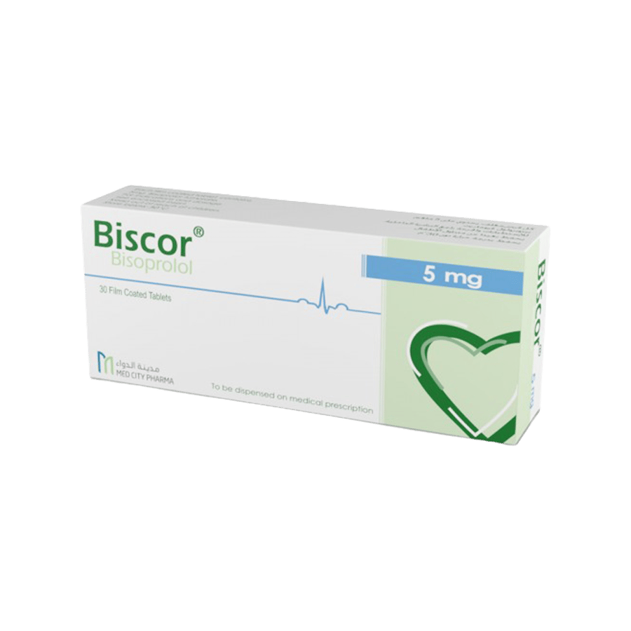 بيسكور  5 مجم 30  قرص-BISCOR 5 MG 30 TAB
