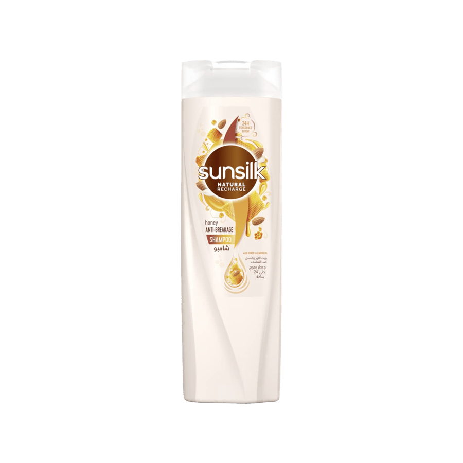 صانسيلك شامبو 400 مل بالعسل مضاد للكسر-SUNSILK SHAMPOO 400ML HONEY ANTI-BREAKAGE