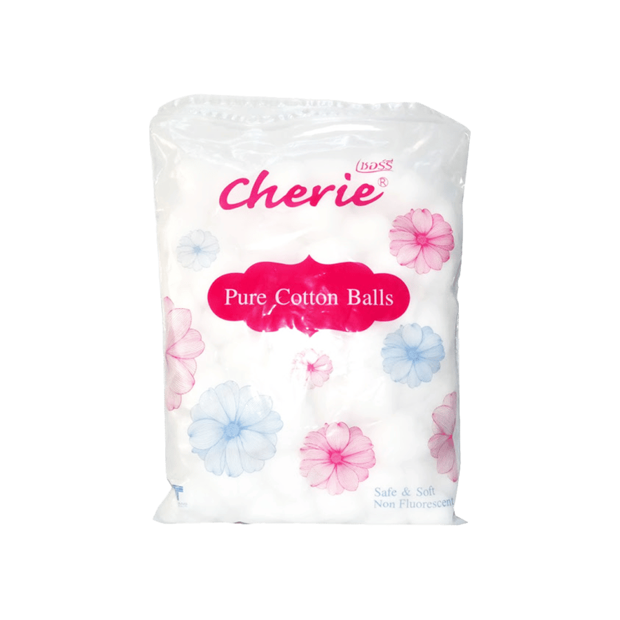 شيري كرات القطن 100 قطعة-CHERIE PURE COTTON BALLS 100''