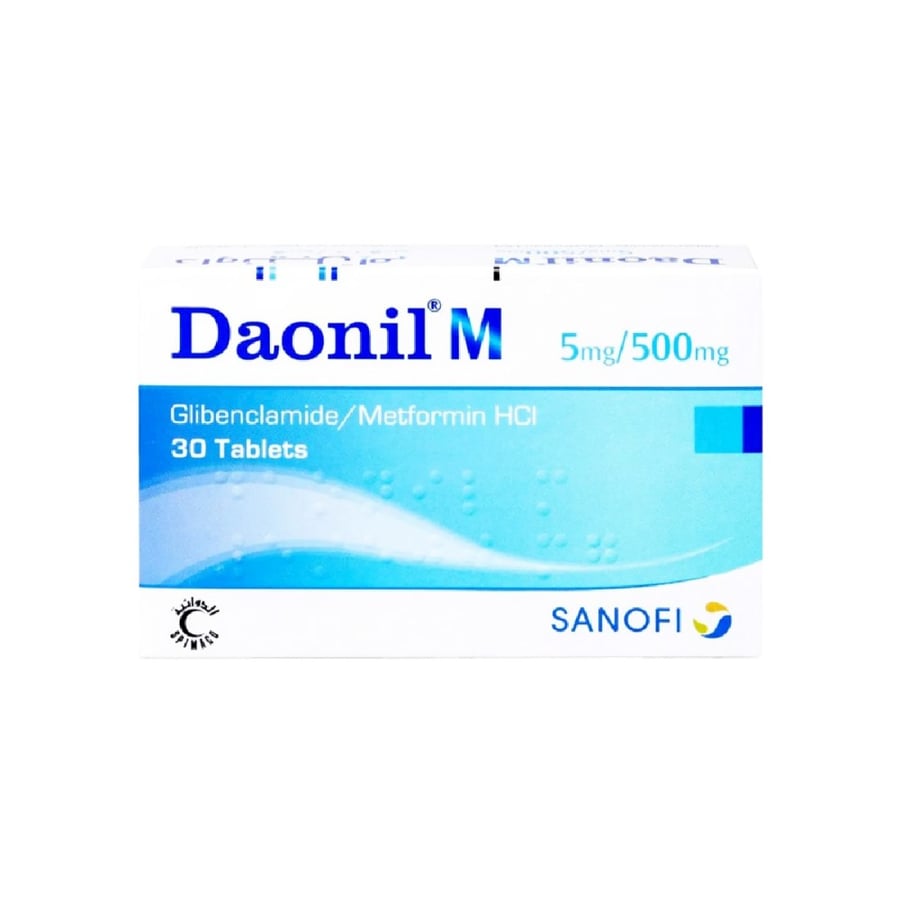داونيل اقراص 5 /500 مجم اقراص-DAONIL M TAB 5/500MG