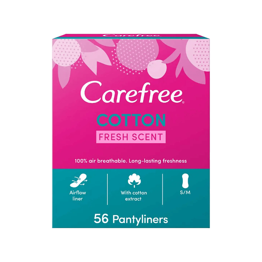 كيرفري فريش فوط صحية نسائية 58 حبة-CAREFREE FRESH 58''S