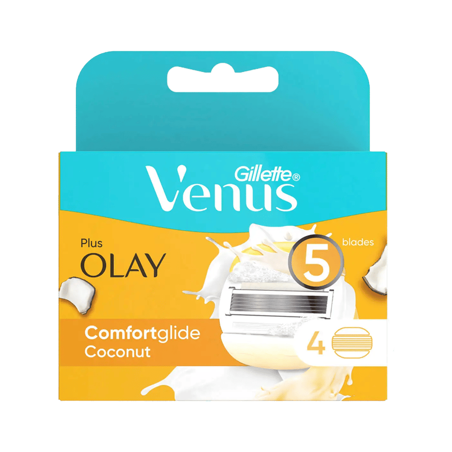 جيليت فينوس اولاي 5 شفرات امواس (قطع غيار)-GILLETTE VENUS & OLAY 5 BLADS CARD