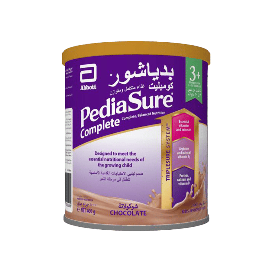 بيدياشور شوكلاتة 3+ - 400 جم-PEDIASURE CHOCOLATE 3+ 400GM