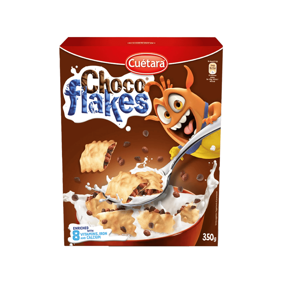 كويتارا - رقائق الشوكولاتة 350 جم-CUETARA CHOCO FLAKES 350 GM
