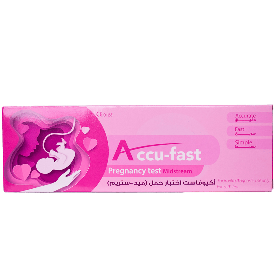 اختبار الحمل السريع ACCU-FAST-ACCU-FAST PREGNANCY TEST