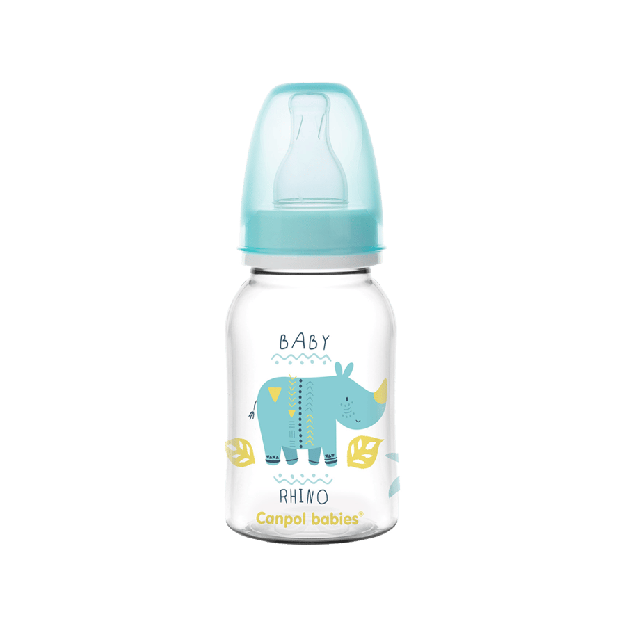 كانبول رَضاعة للاطفال بعنق ضيق 120 مل 59/100-CANPOL FEEDING BOTTLE NARROW 120ML 59/100
