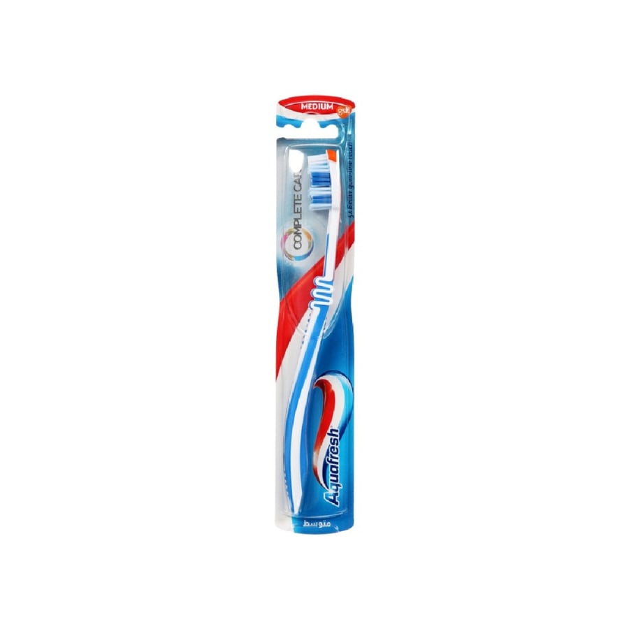 اكوافريش فرشاة عنايه بالأسنان - مقاس  متوسط-AQUAFRESH COMPLETE CARE T/B M