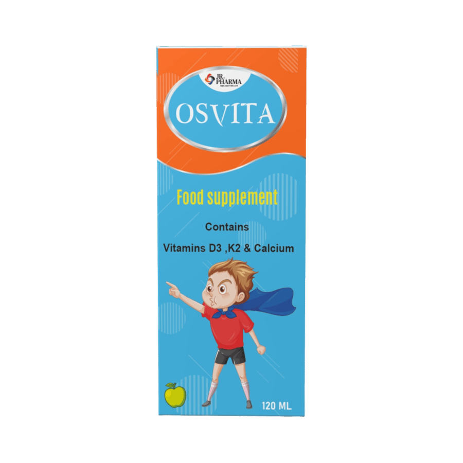 أوسفيتا فيتامين د3 و ك2 و الكالسيوم 120 مل OSVITA VIT D3 K2 & CALCIUM 120ML