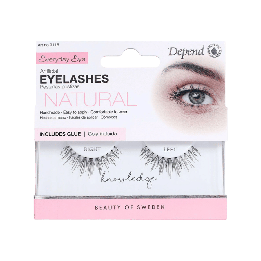 ديبند رموش للعين مع الصمغ 9116-DEPEND A/EYELASHES+GLUE natural NO-9116