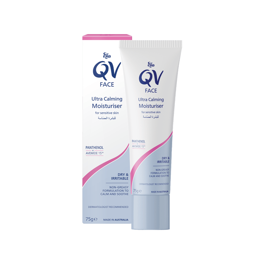 مرطب كيو في للوجه فائق التهدئة 75 جرام-QV FACE ULTRA CALMING MOISTURISER 75GM