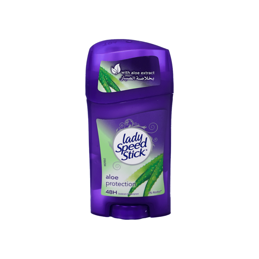Lady Speed Stick deodorant for sweat odor 45 grams Aloe protection