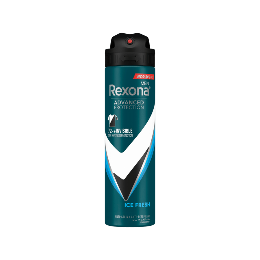 ريكسونا بخاخ للعرق ثلج غير مرئي 150مل-REXONA MEN BODY SPRAY ICE FRESH 150ML