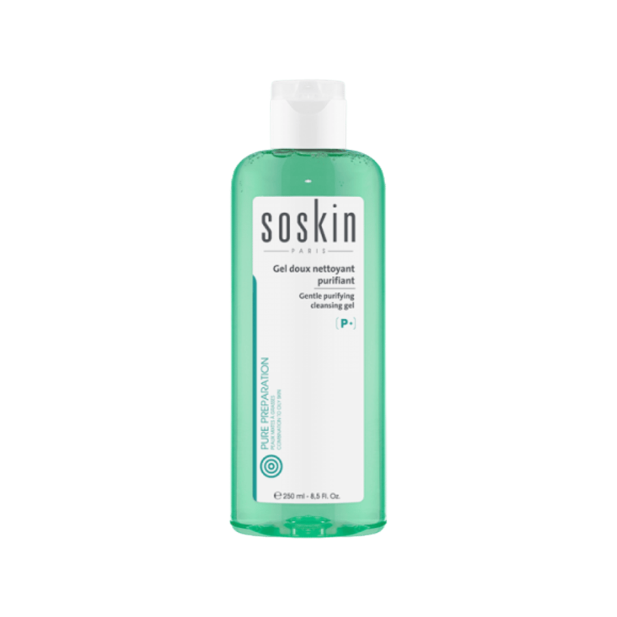 سوسكين جل منظف مطهر 250 مل SOSKIN GENTLE PURIFYING CLEANSING GEL 250 ML