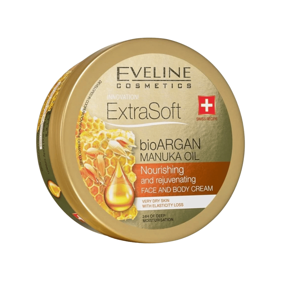 إيفلين إكسترا سوفت كريم زيت المانوكا للوجه والجسم 175 مل EVELINE EXTRA SOFT MANUKA OLI FACE AND BODY CREAM 175ML