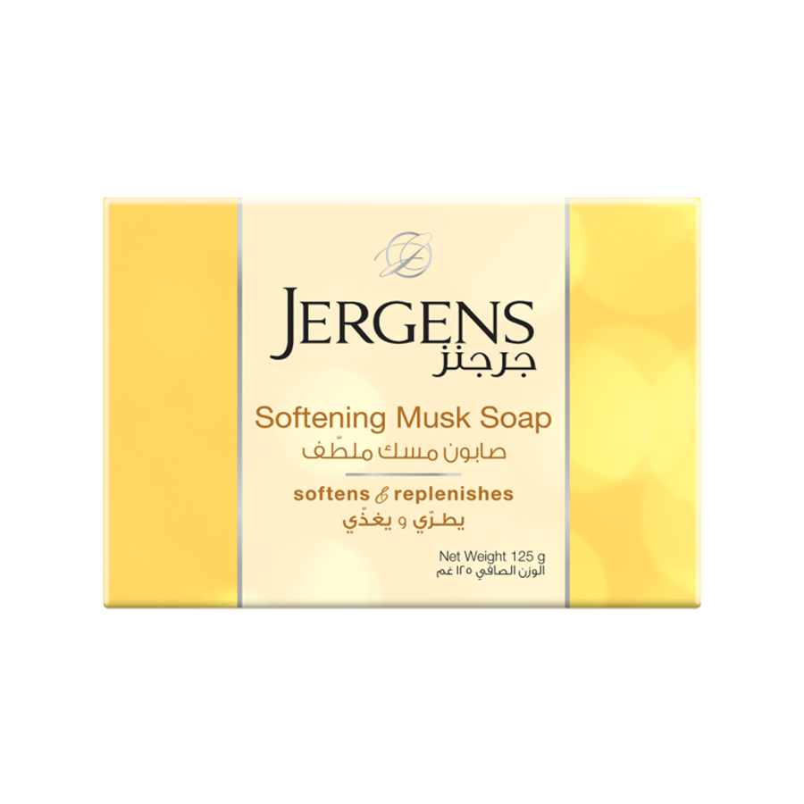 جرجينز صابونة مسك 125 مل-JERGENS S/MUSK SOAP 125 GM