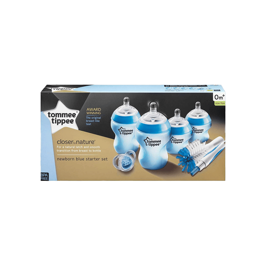 تومي تيبي رضاعة أطفال - أولاد-TOMMEE TIPPEE FEEDING BOTTLE KIT BOY