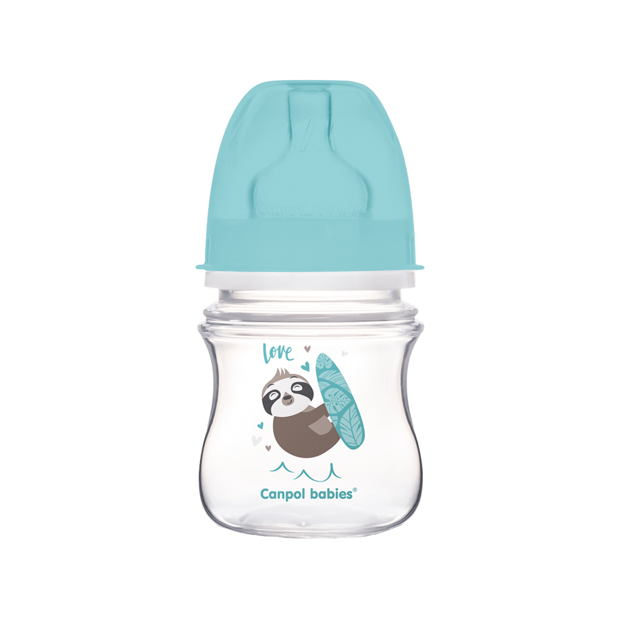 كانبول رَضاعة للاطفال بعنق اوسع 120 مل 35/212-CANPOL FEEDING BOTTLE WIDE NECK EASY START 120ML 35/212