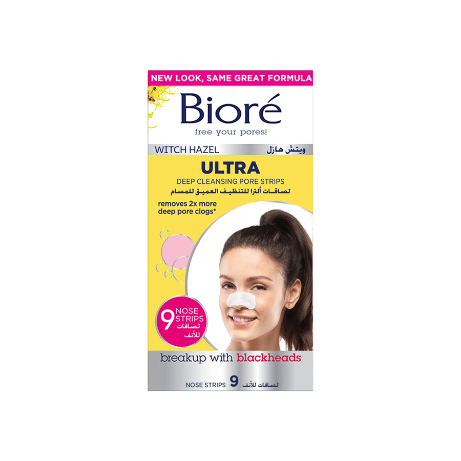 بيوريه لصقات لبثور الوجة 9 لصقات-BIORE PORE ULTRA 9'' STRIPS