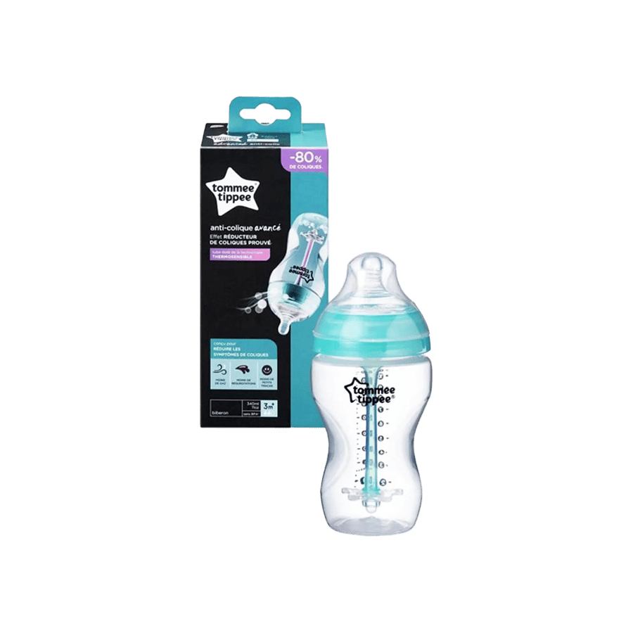 تومي تيبي رضاعة الأطفال - طبيعية 340 مل-TOMMEE TIPPEE FEEDING BOTTLE 340ML NATURE