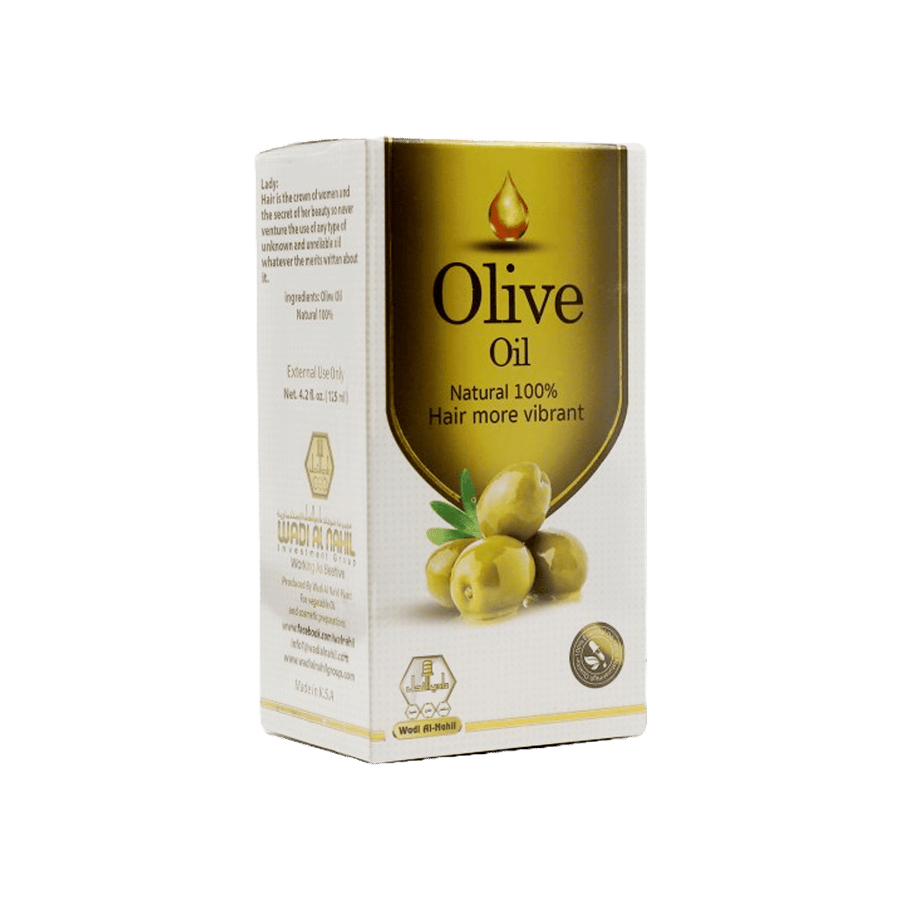 وادي النحل - زيت زيتون  125 مللي-OLIVE OIL NATURAL HAIR 125ML
