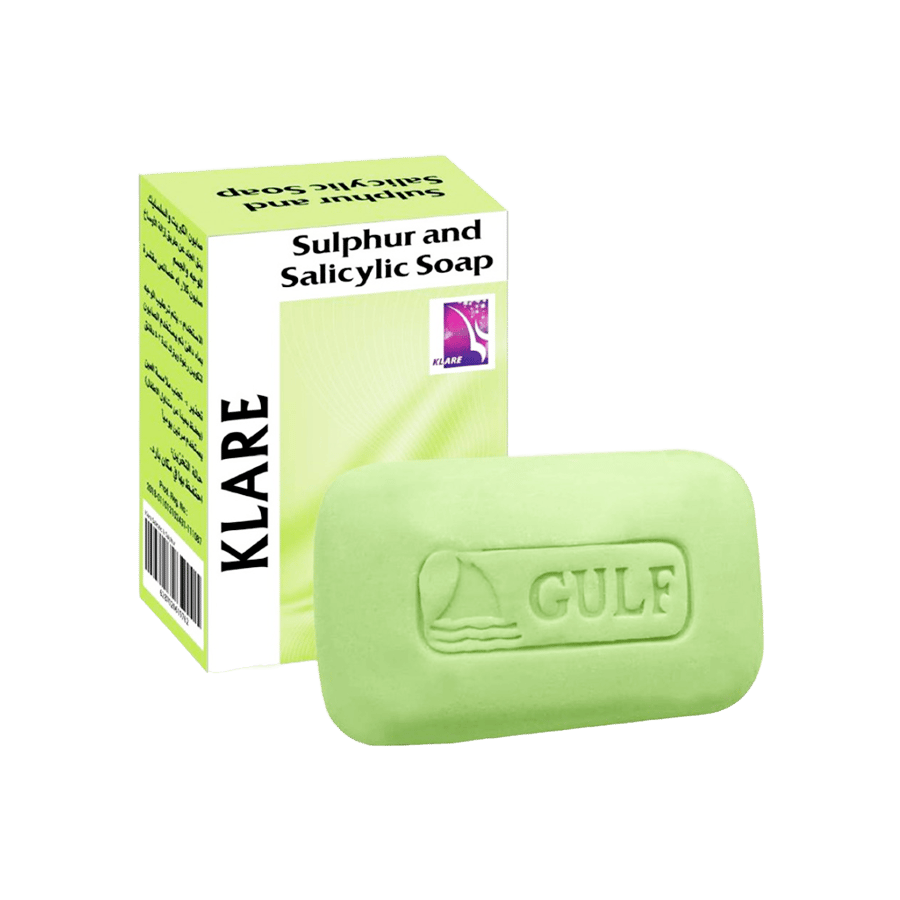 كلارا صابون كبريت وسالسيليك 10 جرام-KLARE SULPHUR AND SALICYLIC SOAP 100 G