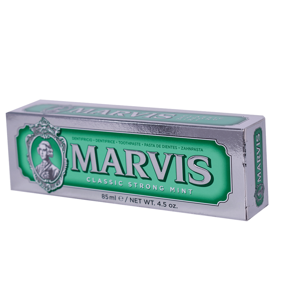 معجون أسنان مارفيس كلاسيك بنكهة النعناع القوي 85 مل-MARVIS CLASSIC STRONG MINT T/ PASTE 85ML
