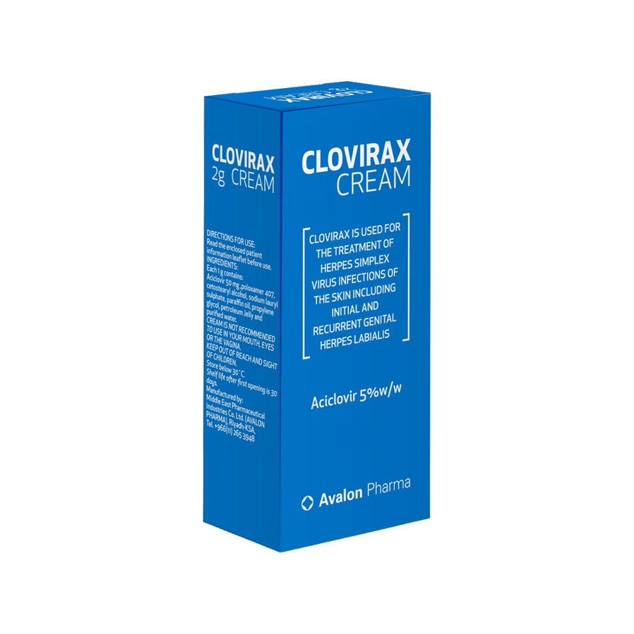 كلو فير اكس كريم 10جم-CLOVIRAX CREAM 10GM