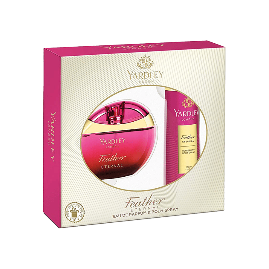 ياردلي ديو صندوق الهدية الريش الأبدي-YARDLEY DEO GIFT BOX FEATHER ETERNAL