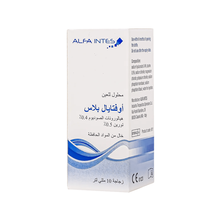 أوفتيال بلس محلول طب العيون 10 مل-OFTAIAL PLUS OPHTHALMIC SOLUTION 10ML