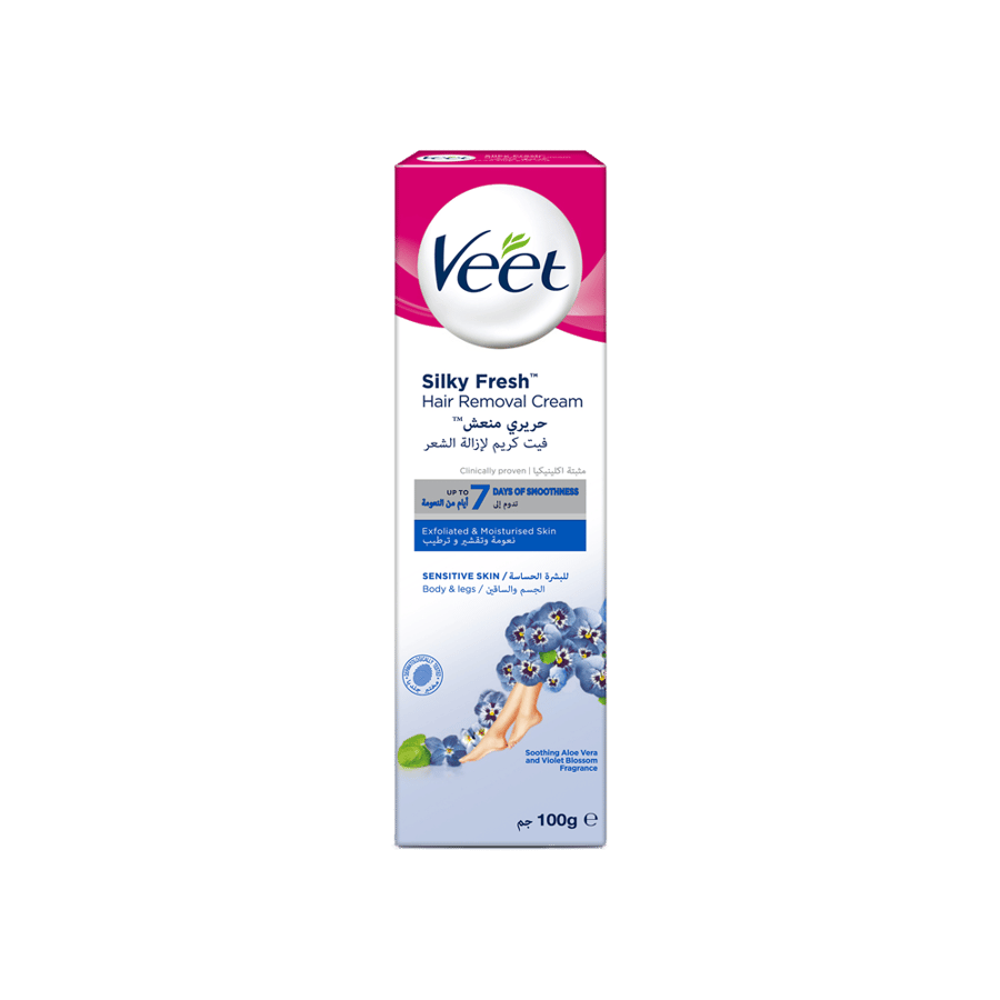 فيت كريم لإزالة الشعر 100 مل  للبشرة لحساسة-VEET SENSITIVE H/REMOVER CREAM 100ML