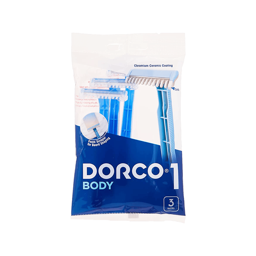 دروكو 1 بودي ماكينة رجالية5 حبات-DORCO 1 BODY RAZORS 5PCS