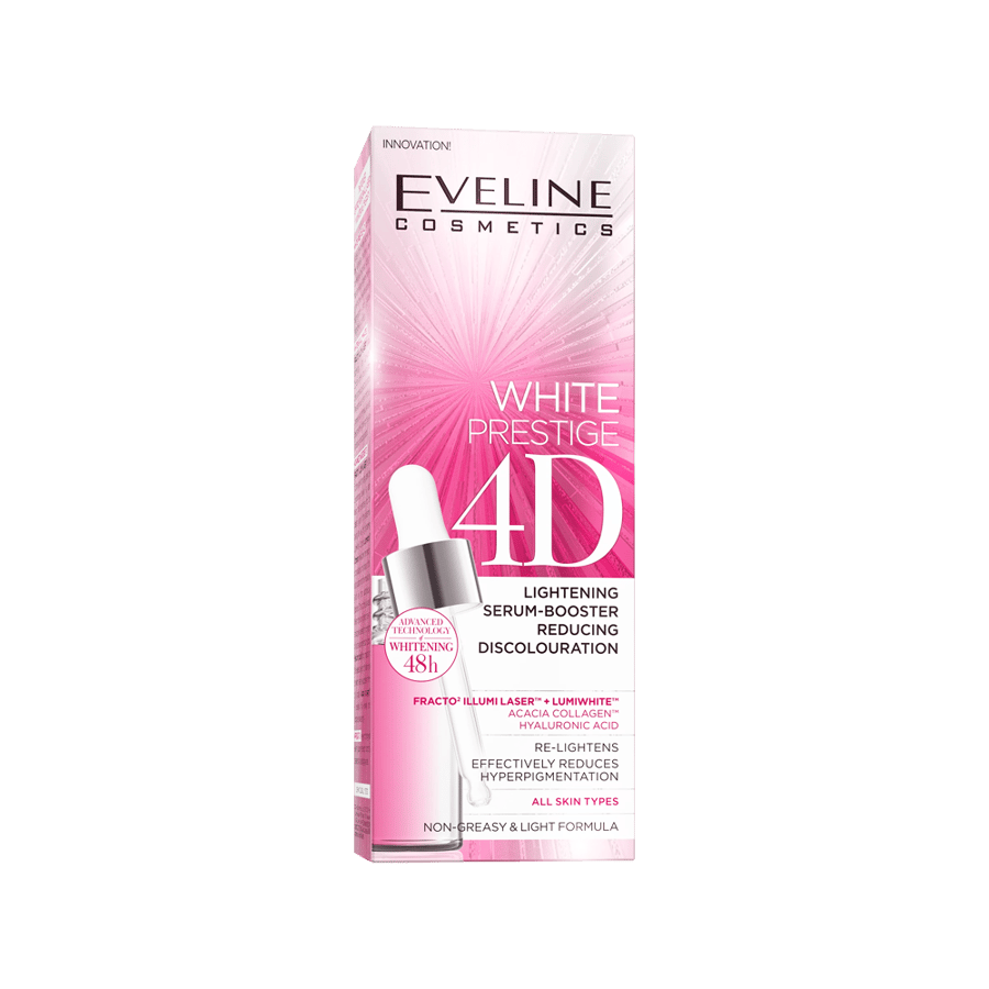 Eveline White Prestige 4D Lightening Serum for Brightening and Discoloration Removal 18ml
