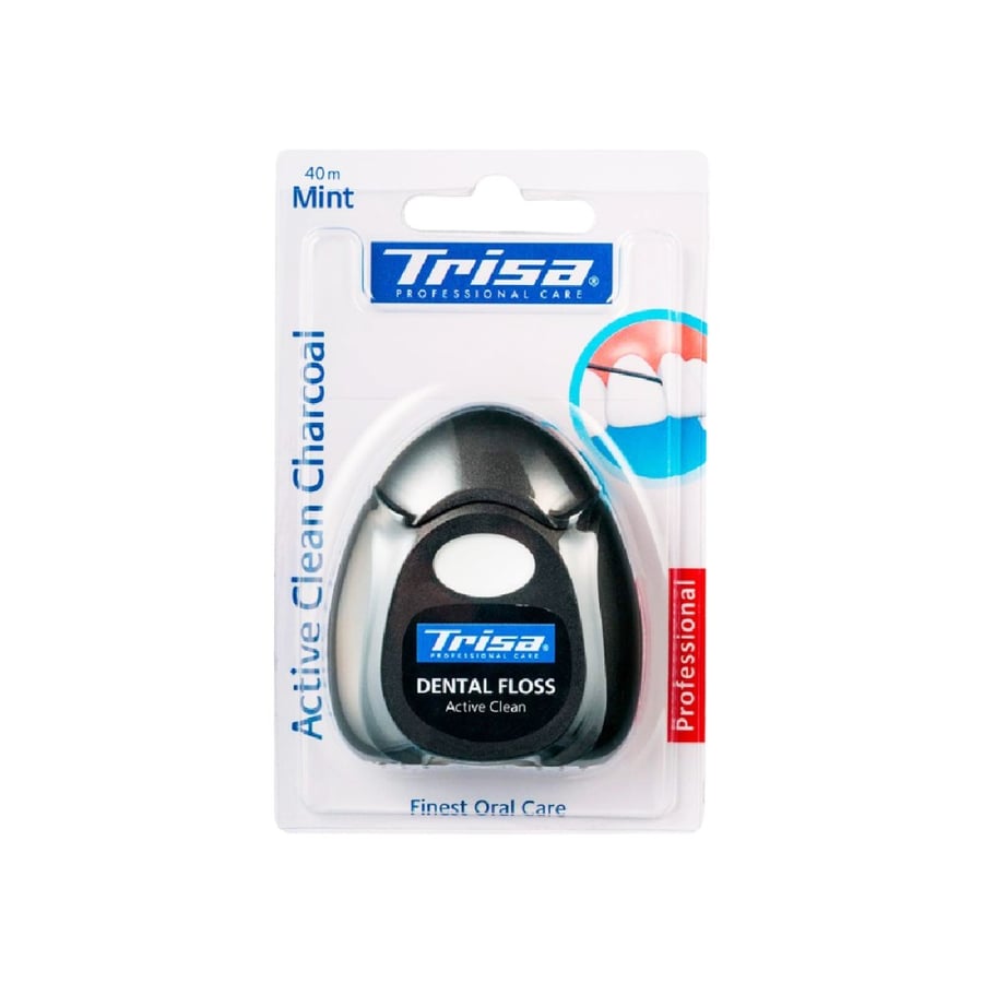 تريسا خيط تنظيف الأسنان النشط 40 متر-TRISA DENTAL FLOSS ACTIVE CLEAN 40M