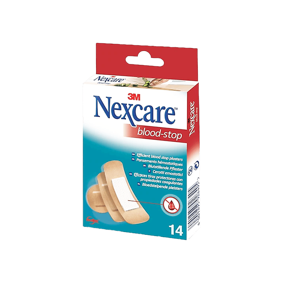 نيكسكير ثري ام لصقات 14 حبة-NEXCARE BLOOD-STOP 14''