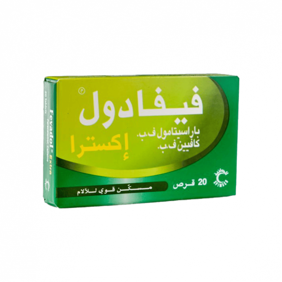 فيفادول اكسترا أقراص (بارسيتامول+ كافيين)-FEVADOL EXTRA TABLET