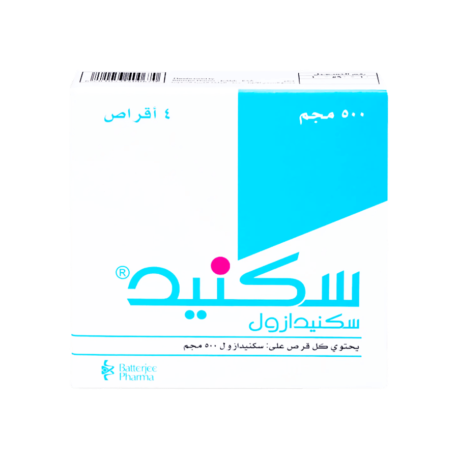 سكينيد 500 مجم 4 اقراص-SECNID 500MG 4 TAB.