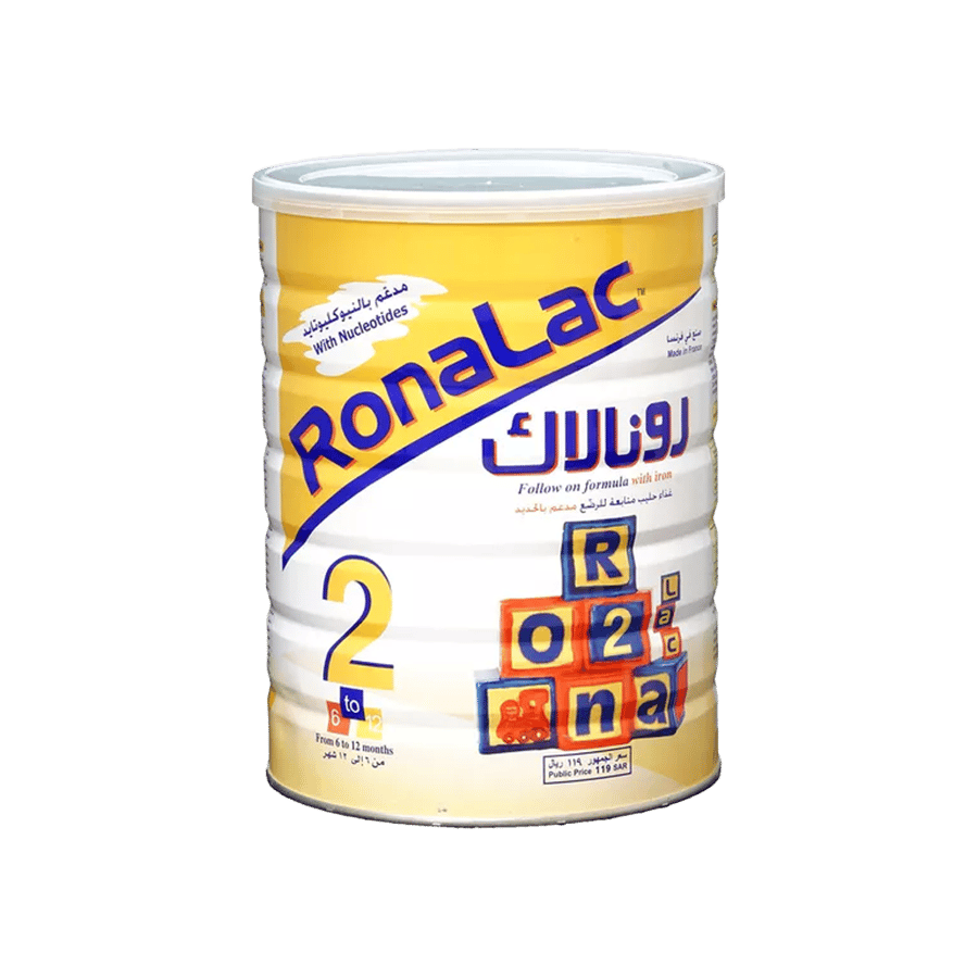 رونالاك رقم2 حليب أطفال 850 غرام-RONALAC NO-2 MILK 850 GM