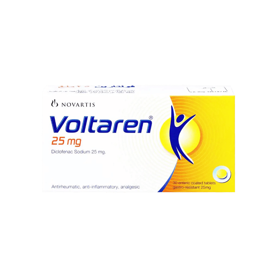 فولتارين 25 مجم أقراص مسكن ومضاد للالتهاب-VOLTAREN 25 MG TABLET