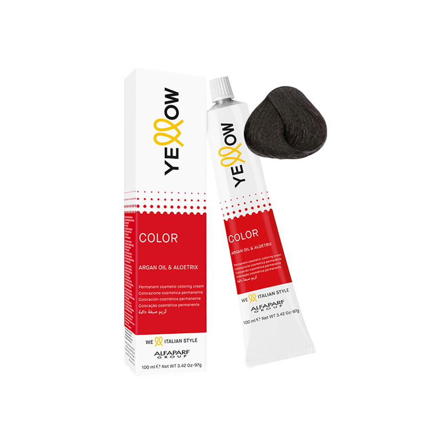 Hair dye -4- YELLOW COLOR -4