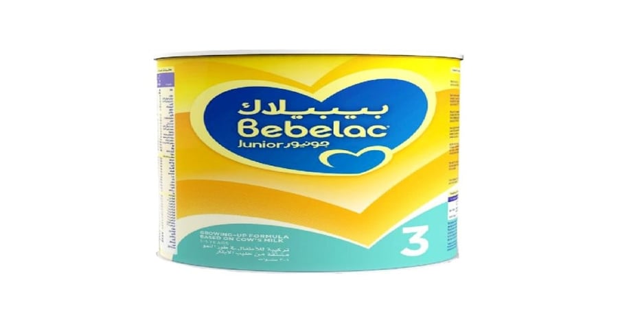 بيبيلاك جونيور رقم3 حليب أطفال900 غرام-BEBELAC JUNIOR MILK NO-3 900G