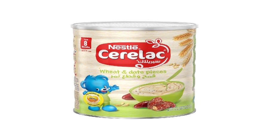 سيرلاك القمح و التمر قطع 1 كجم-CERELAC WHEAT & DATE PICES 1KG