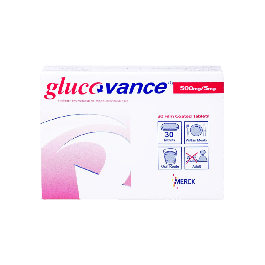 جلوكوفانس 500/5 مجم اقراص-GLUCOVANCE 500/5MG TAB