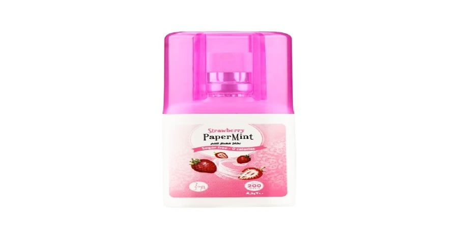 بخاخ بالنعناع 20مل الجديد-PAPERMINT SPRAY 20 ML (STRAWBERRY) NEW