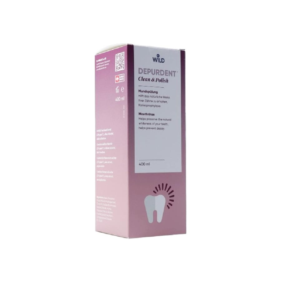 ديبوردنت كلين اند بولش غسول للفم 400 مل-DEPURDENT CLEAN&POLISH MOUTHRINSE 400 ML