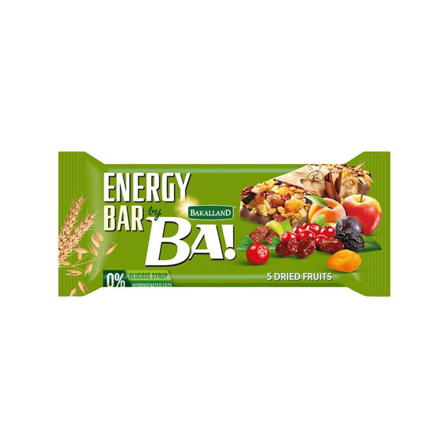 Energy bar 5 dried fruits 40 gm