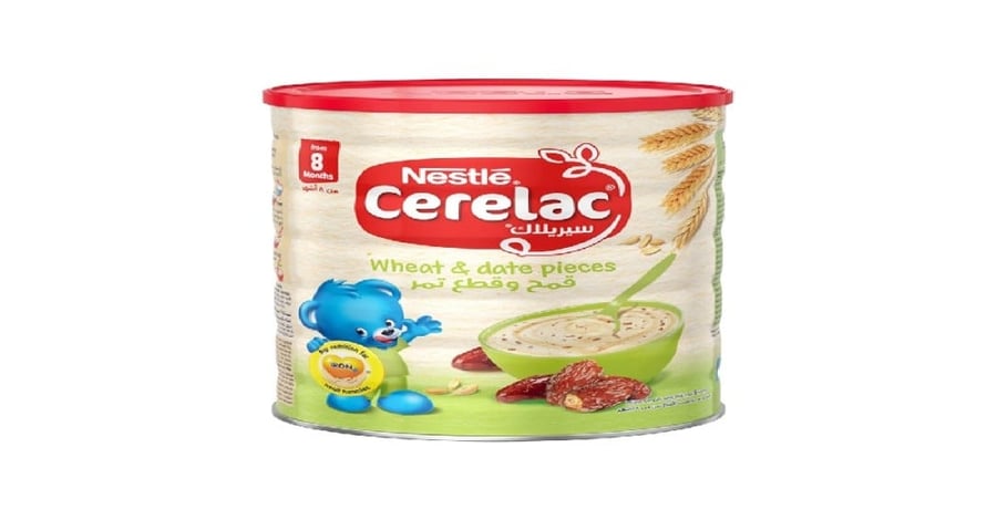 سيريلاك  قمح وقطع التمر 400 غرام-CERELAC WHEAT & DATE PIECES 400 GM