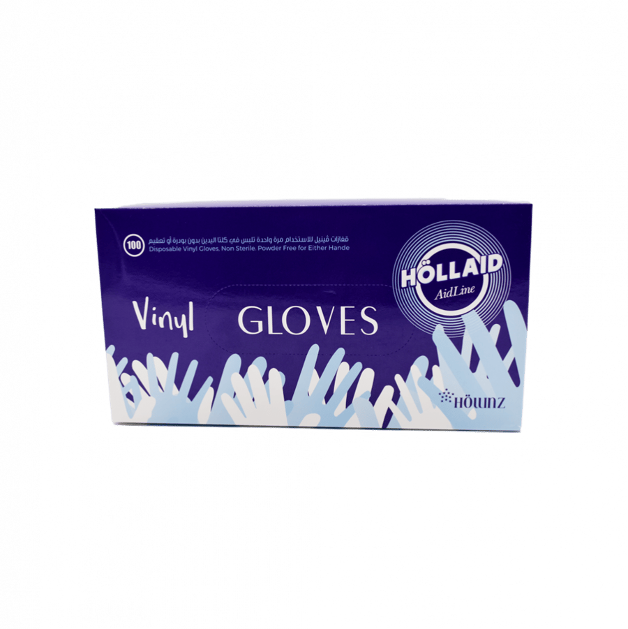 ڤينيل قفازات خالية من البودره - متنوع-VINYL POWDER FREE GLOVES ALL TYPE