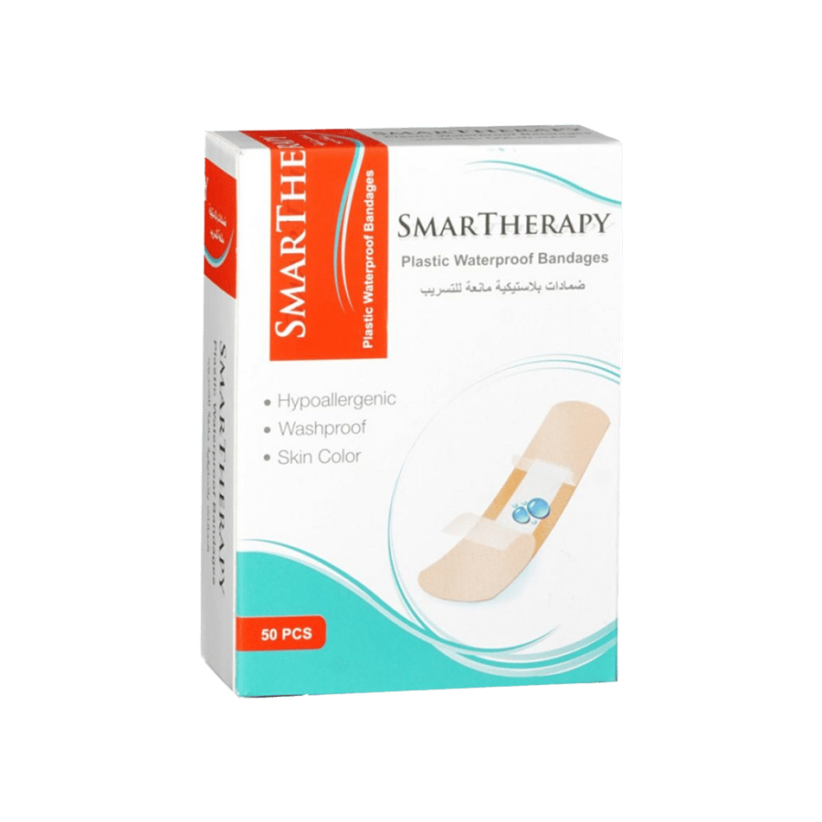سمارت ثيرابي لصقات جروح  طويلة 100 حبة-SMARTHERAPY LONG 100,S