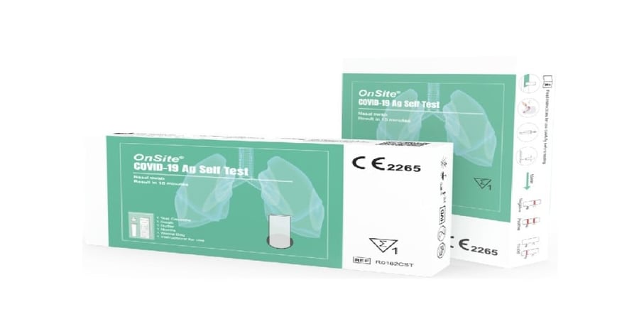 اونست اختبار كوفيد-19 المنزلي 1 حبة-ONSITE COVID-19 AG SELF TEST 1 PCS
