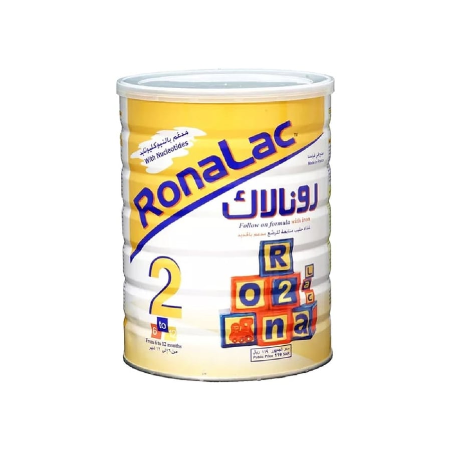 رونالاك رقم2 حليب أطفال 850 غرام-RONALAC NO-2 MILK 850 GM